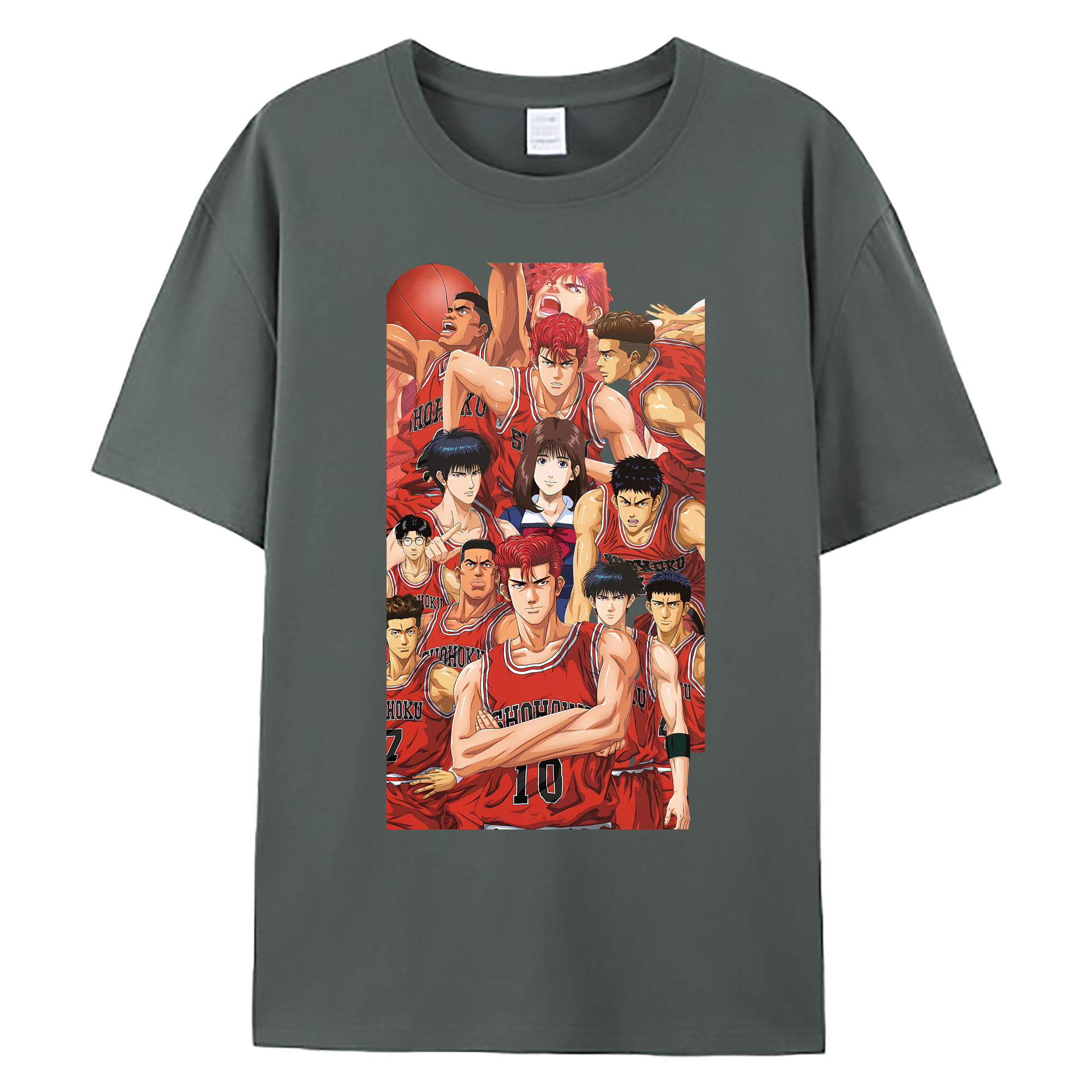 （画像用） SLAM DUNK／スラムダンク 綿100％ メンズ半袖Tシャツ｜肌触りやわらか＆通気性